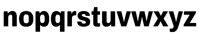 Franklin Gothic Std Extra Bold Font LOWERCASE