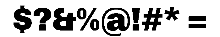 Franklin Gothic Std Heavy Font OTHER CHARS