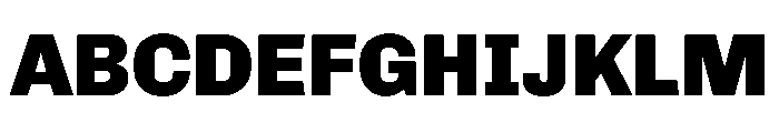 Franklin Gothic Std Heavy Font UPPERCASE