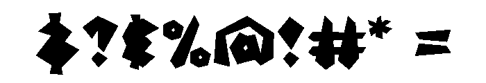 FRACT MONO Bold Font OTHER CHARS