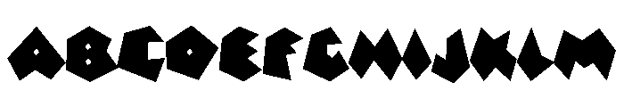 FRACT MONO Bold Font UPPERCASE