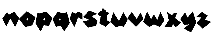 FRACT MONO Bold Font LOWERCASE