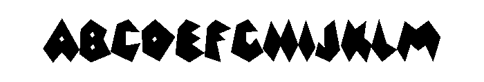 FRACT MONO Font UPPERCASE