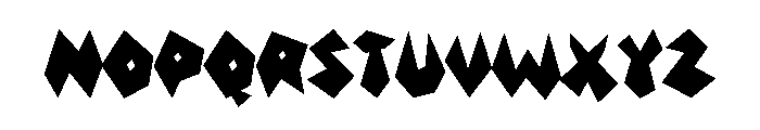 FRACT MONO Font UPPERCASE