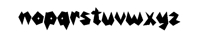 FRACT MONO Font LOWERCASE