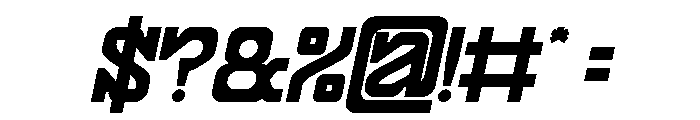 FRACTAL CONSCIOUSNESS Bold Italic Font OTHER CHARS