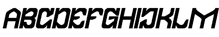 FRACTAL CONSCIOUSNESS Bold Italic Font UPPERCASE