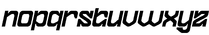 FRACTAL CONSCIOUSNESS Bold Italic Font LOWERCASE