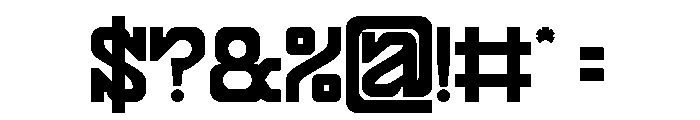 FRACTAL CONSCIOUSNESS Bold Font OTHER CHARS