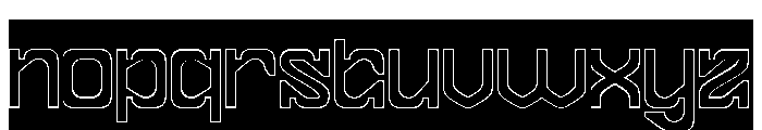 FRACTAL CONSCIOUSNESS-Hollow-In Font LOWERCASE