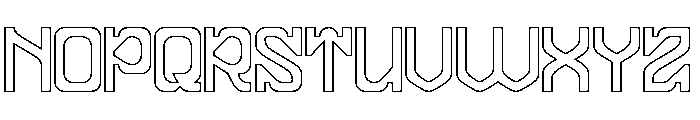 FRACTAL CONSCIOUSNESS-Hollow Font UPPERCASE