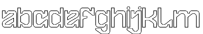 FRACTAL CONSCIOUSNESS-Hollow FONT