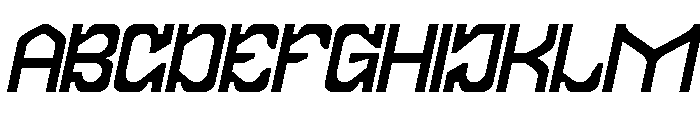 FRACTAL CONSCIOUSNESS Italic Font UPPERCASE