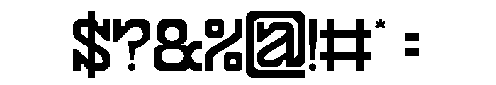 FRACTAL CONSCIOUSNESS Font OTHER CHARS