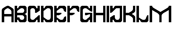FRACTAL CONSCIOUSNESS Font UPPERCASE