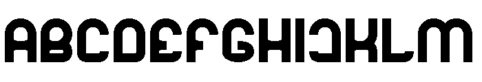 FRIENDLY TECH Bold Font UPPERCASE