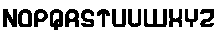 FRIENDLY TECH Bold Font UPPERCASE