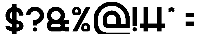 FRIENDLY TECH-LIght Font OTHER CHARS