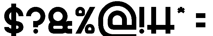 FRIENDLY TECH Font OTHER CHARS