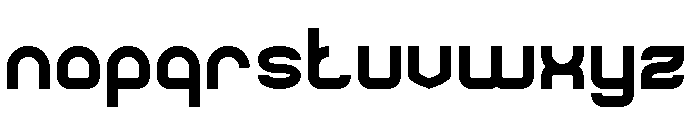 FRIENDLY TECH Font LOWERCASE