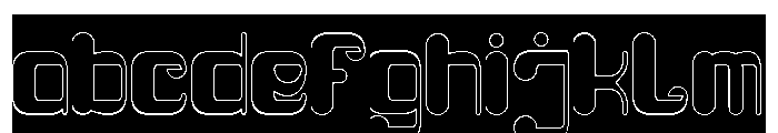 FRUIT OF LIFE-Hollow-Inverse FONT