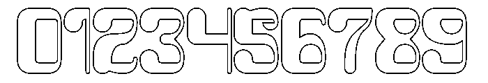 FRUIT OF LIFE-Hollow Font OTHER CHARS