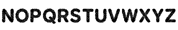 Fractal Regular Font LOWERCASE