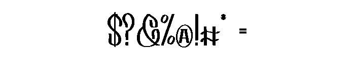 Fractura Font OTHER CHARS