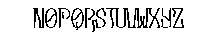 Fractura Font UPPERCASE