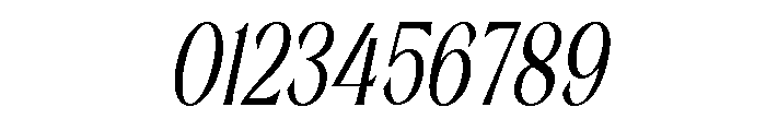 Fradesty Italic Font OTHER CHARS
