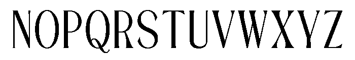 Fradesty Regular Font UPPERCASE