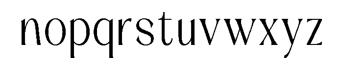 Fradesty Regular Font LOWERCASE
