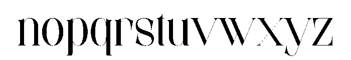 Fradey Font LOWERCASE