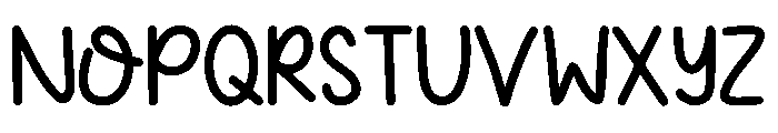 Frame People Regular Font LOWERCASE