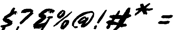 Frames Jurney Italic Font OTHER CHARS