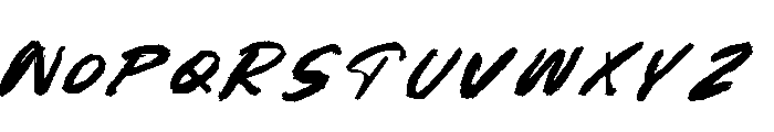 Frames Jurney Italic Font UPPERCASE