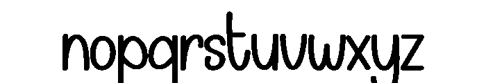 Framhouse Newyear Font LOWERCASE