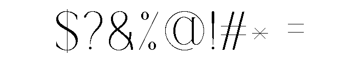 Framlir Font OTHER CHARS