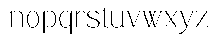 Framlir Font LOWERCASE
