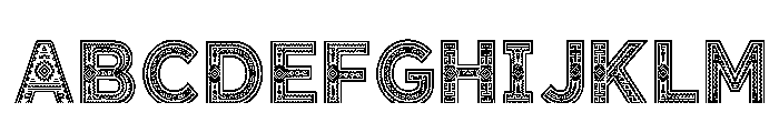 Frances Regular Font UPPERCASE