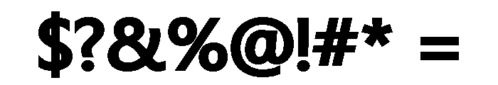Frandy Sans Serif Regular Font OTHER CHARS