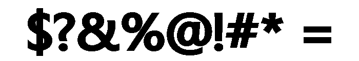 FrandySansSerif-Regular Font OTHER CHARS
