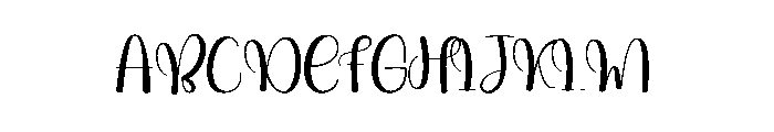 Freaky Winter Font UPPERCASE