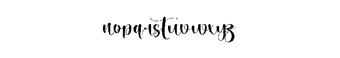 Freaky Winter Font LOWERCASE