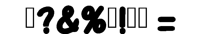 Fredoka Bold Regular Font OTHER CHARS