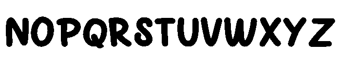 Fredoka Bold Regular Font LOWERCASE