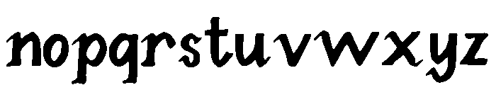 Fredoka_One Font LOWERCASE