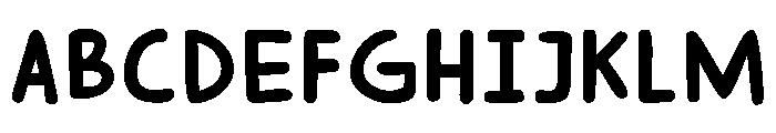 Fredoka Regular Font UPPERCASE