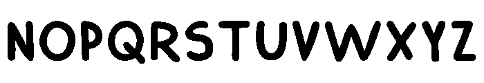 Fredoka Regular Font UPPERCASE