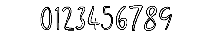 Free hand Font OTHER CHARS